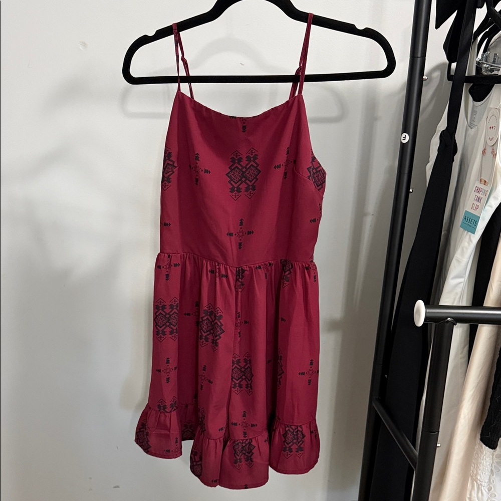 Stylish Women’s Romper in Burgundy